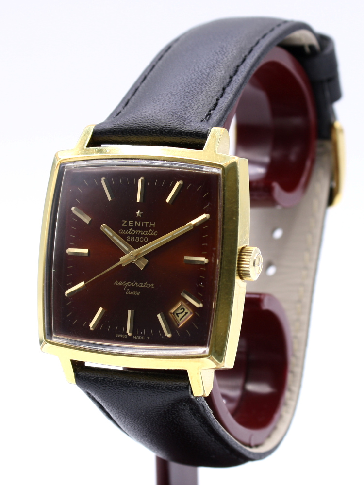 ZENITH Respirator Luxe - Rare red dial